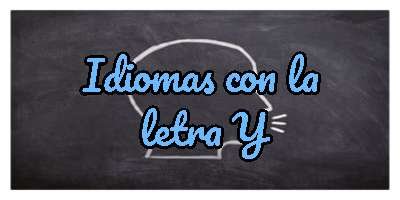 Idiomas con la letra Y