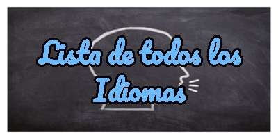 Lista de Idiomas en orden alfabética